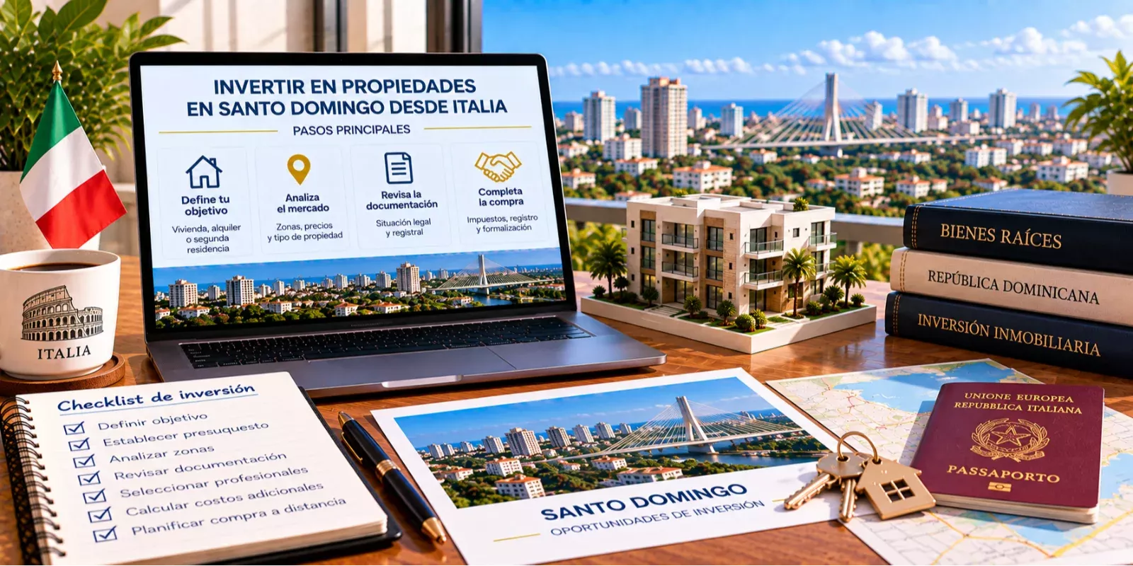 Cómo invertir en propiedades en Santo Domingo si vivo en Italia